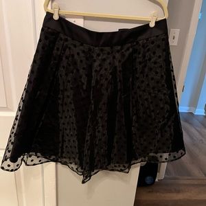 Black Poka Dot Skirt